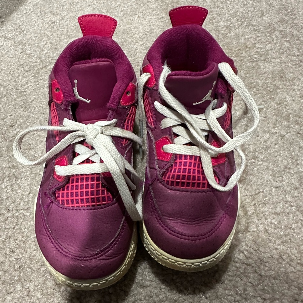 Kids Pink Sneakers- Jordan’s